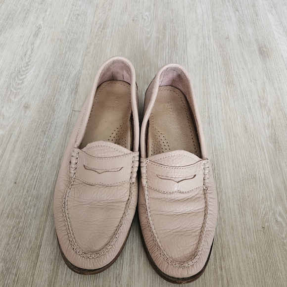 G.H. Bass & Co. Weejuns Leather Penny Loafers Nude Pink Women’s Size 8 - Picture 5 of 12
